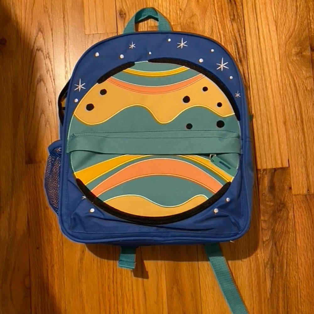Land of Nod Planet Backpack - Preschool or Elementary - NWOT - Space Astronaut